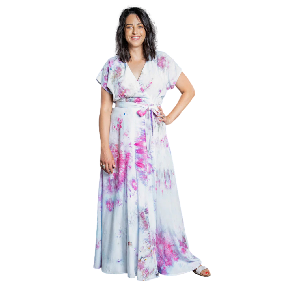 Closet Core / Printed Sewing Pattern / Elodie Wrap Dress | Oak Fabrics
